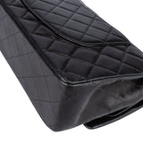 Chanel Quilted Lambskin 24K Gold Double Flap Crossbody Bag