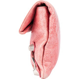 Balenciaga Pink Leather City Clutch Handbag