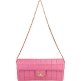 Chanel Quilted Lambskin 24K Gold Chocolate Bar Single Flap Shoulder Bag