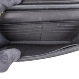Chanel Quilted Patent Leather 2.55 Wallet On Chain Crossbody Bag