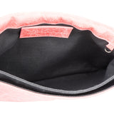 Balenciaga Pink Leather City Clutch Handbag