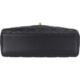 Chanel Quilted Soft Lambskin 24K Gold Single Flap Crossbody Bag