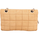 Chanel Quilted Cotton Choco Bar Single Flap Crossbody Bag