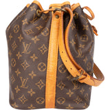 Louis Vuitton Canvas Monogram Sac Noe Petit Shoulder Bag