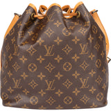 Louis Vuitton Canvas Monogram Sac Noe Petit Shoulder Bag