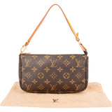 Louis Vuitton Canvas Monogram Pochette Accessoire Handbag