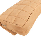 Chanel Quilted Cotton Choco Bar Single Flap Crossbody Bag