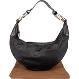 Gucci Leather GG MOnogram Bamboo Hobo Bag