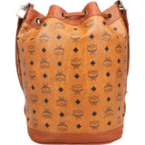 MCM Visetos Monogram Bucket Crossbody Bag
