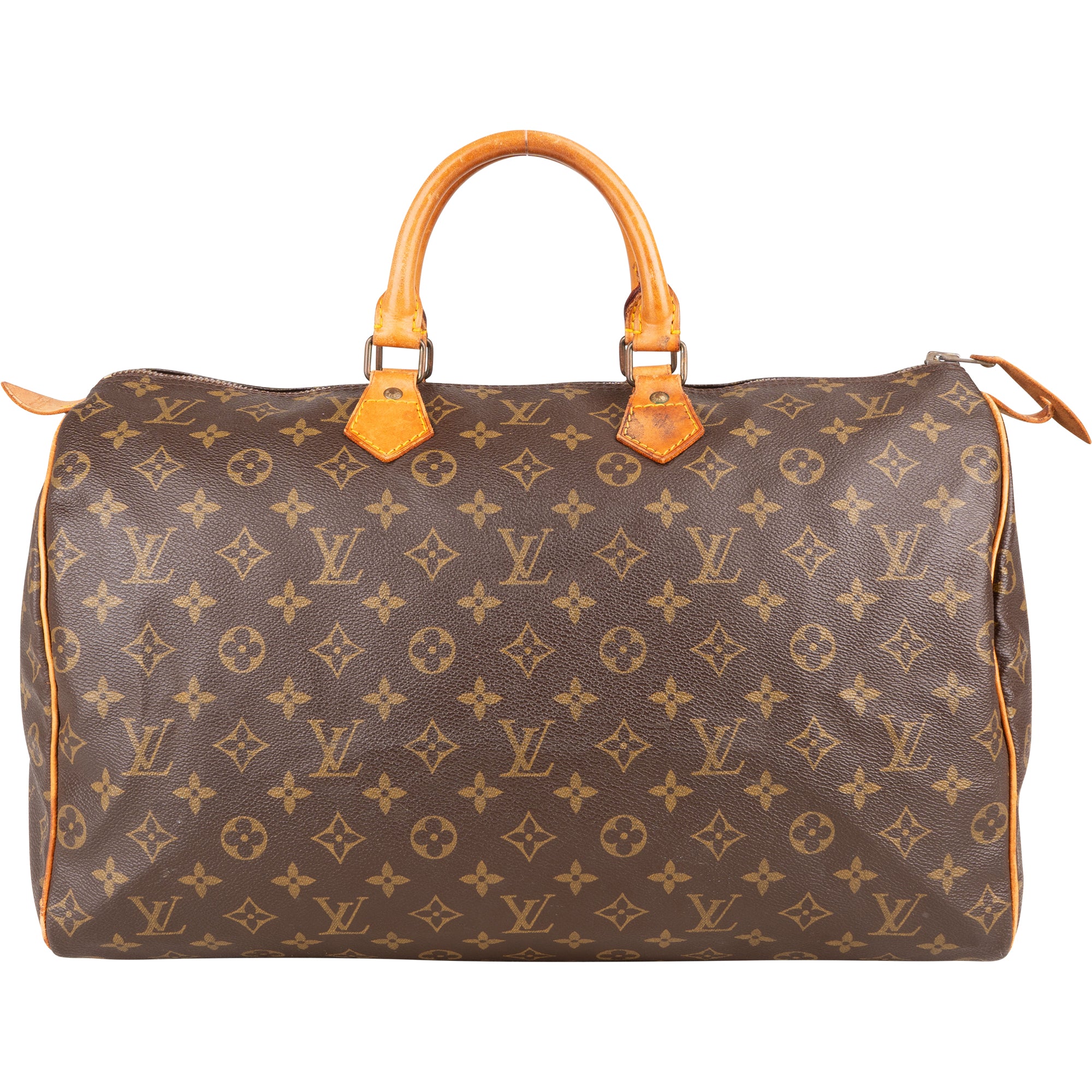 Louis Vuitton Canvas Monogram Speedy 40 Handbag - vintageandkickz
