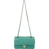Chanel Soft Quilted Lambskin Double Flap Crossbody Bag