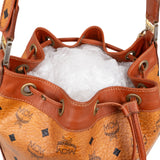 MCM Visetos Monogram Bucket Crossbody Bag