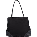 Prada Black Triangle Nylon Shoulder Bag