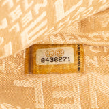 Chanel Quilted Cotton Choco Bar Single Flap Crossbody Bag