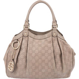 Gucci Leather GG Monogram Sukey Handbag