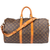 Louis Vuitton Canvas Monogram Keepall 45 Bandouliere