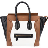 Céline Tricolor Leather Lugagge Handbag