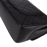 Chanel Quilted Lambskin 24K Gold Double Flap Crossbody Bag