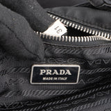 Prada Black Triangle Nylon Shoulder Bag