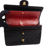 Chanel Quilted Lambskin 24K Gold Double Flap Crossbody Bag