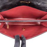Chanel Quilted Lambskin 24K Gold Single Flap Shoulder Bag