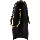 Chanel Quilted Lambskin 24K Gold Single Flap Shoulder Bag