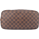 Louis Vuitton Damier Ebene Monogram Neverfull MM Shopper Handbag
