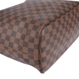 Louis Vuitton Damier Ebene Monogram Neverfull MM Shopper Handbag