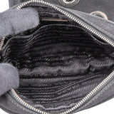 Prada Classic Cotton Grommet Canapa Handbag