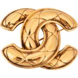 Chanel Matelasse CC Brooch