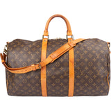 Louis Vuitton Canvas Monogram Keepall 50 Bandouliere