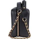 Chanel Quilted Caviar Leather CC Filigree Crossbody Bag
