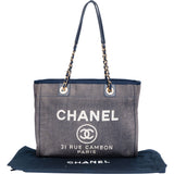 Chanel Denim Cambon Deauville Shoulder Bag