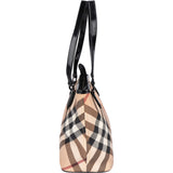 Burberry Nova-Check Monogram Handbag