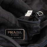 Prada Black Triangle Nylon Shoulder Bag