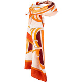 Hermès Les Selles a Housse Thalassa Silk Scarf Tuch Carre 140