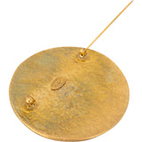 Chanel Golden Plate CC Brooch