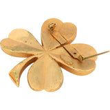 Chanel Golden Cloverleaf Brooch