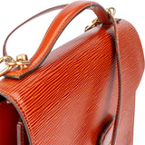Louis Vuitton Cognac Epi Leather Monceau Handbag