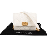 Chanel Quilted Lambskin Box Micro Single Flap Crossbody Bag