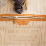 Louis Vuitton Damier Azur Monogram Neverfull PM Handbag