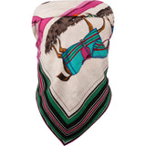 Hermès Paddock Couvertures et Tenues de Sour Carre Silk Scarf Tuch