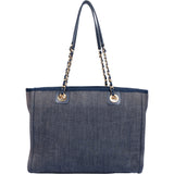 Chanel Denim Cambon Deauville Shoulder Bag