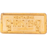 Christian Dior by John Galliano 1947 Numberplate Brooch