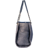 Chanel Denim Cambon Deauville Shoulder Bag