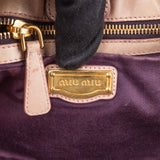 Miu Miu Leather City Handbag