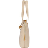 Chanel White Leather CC Shoulder Bag