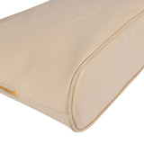 Chanel White Leather CC Shoulder Bag