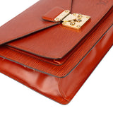 Louis Vuitton Cognac Epi Leather Monceau Handbag