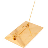 Chanel Golden Paris Plate Brooch
